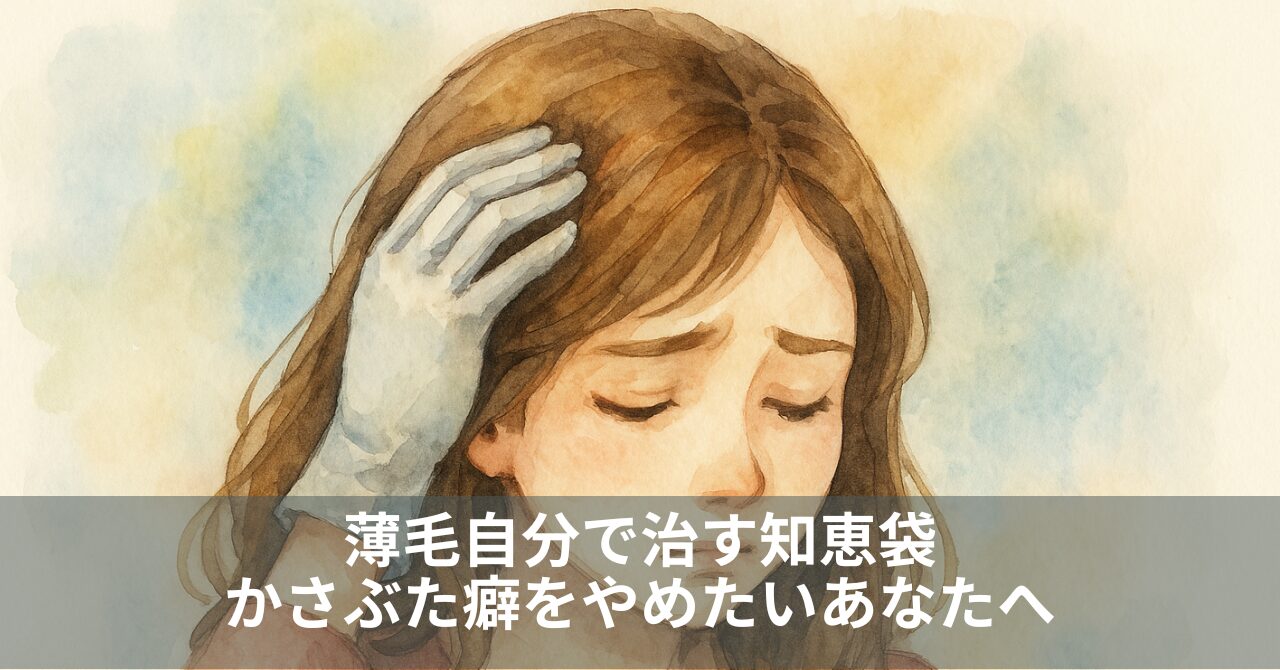 薄毛自分で治す知恵袋｜かさぶた癖をやめたいあなたへ